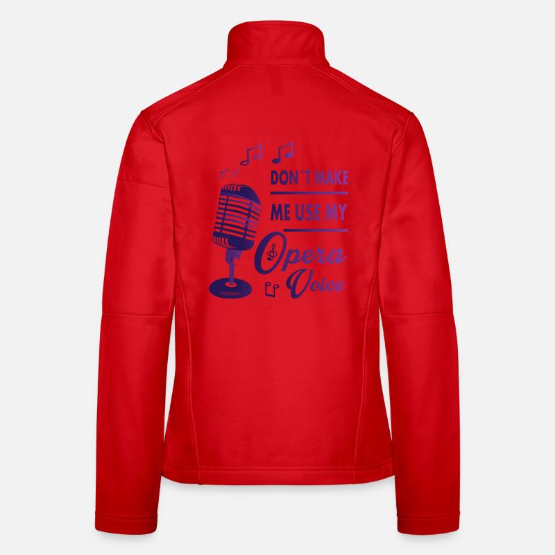 Ma voix d’opéra Veste en tissu softshell Femme