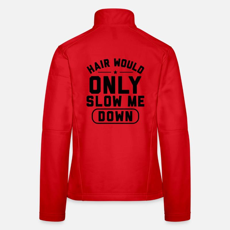 Bald Humor Shaved Head | Funny Man Gift Women's Softshell Jacket