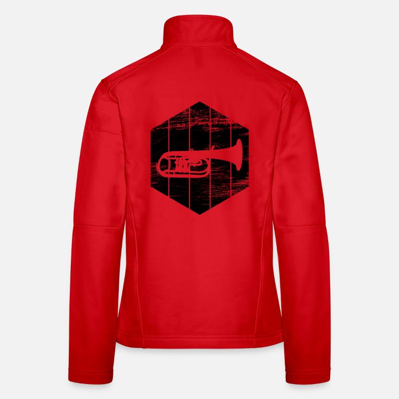 Trompete Frauen Softshelljacke