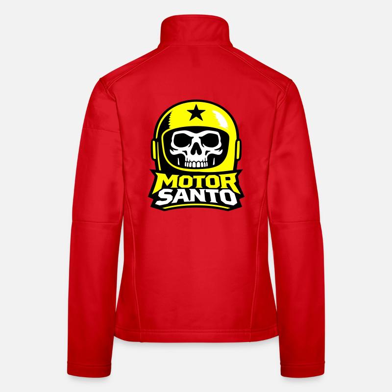 Motor Santo Skull Logo Women's Softshell Jacket