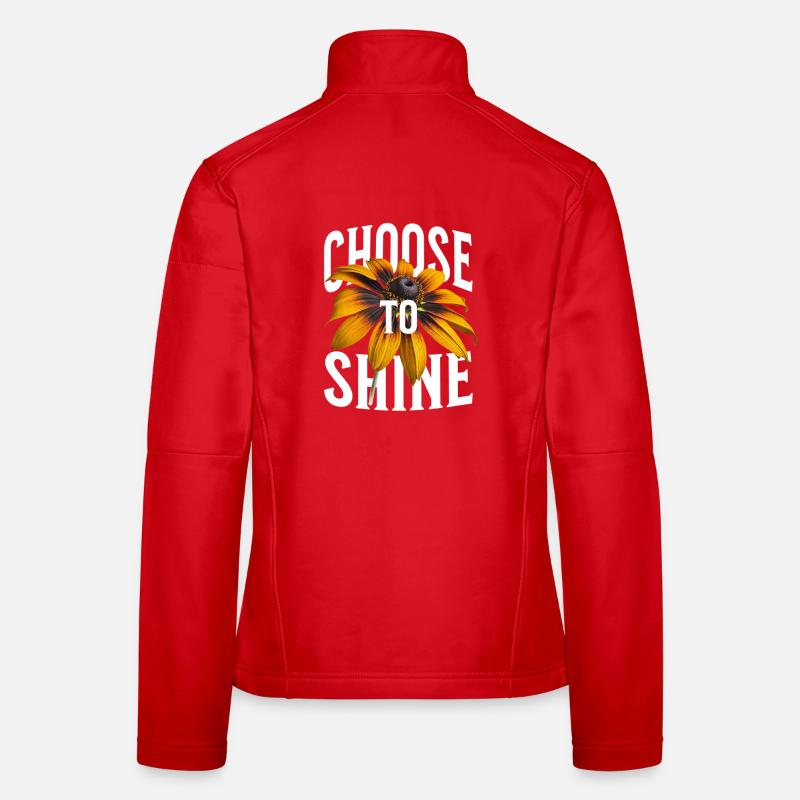 Choisir de briller Veste en tissu softshell Femme