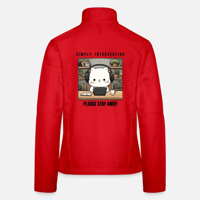 Introvertiert Frauen Softshelljacke