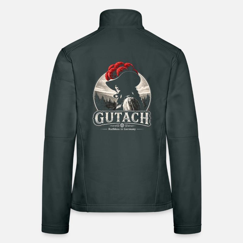 Gutach Bollenhut Silhouette Frauen Softshelljacke