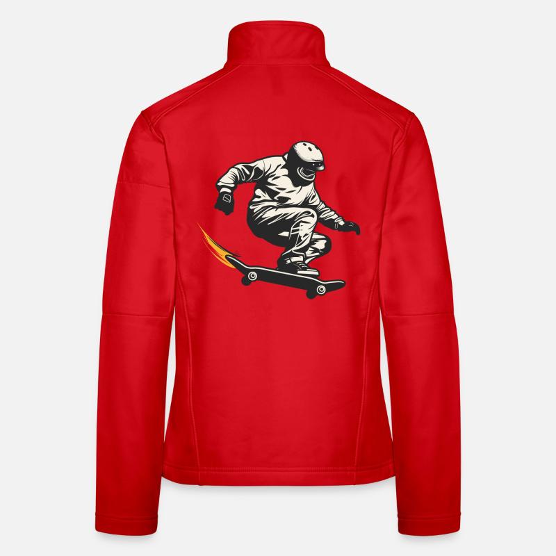 Skateboarder Frauen Softshelljacke