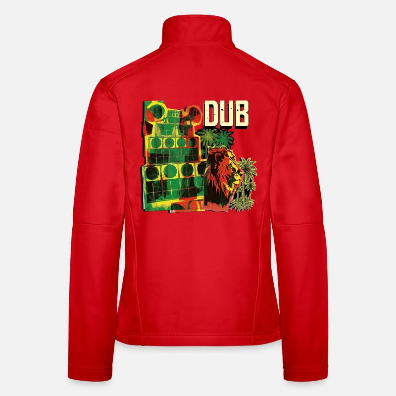 Dub Reggae Soundsystem Session Frauen Softshelljacke