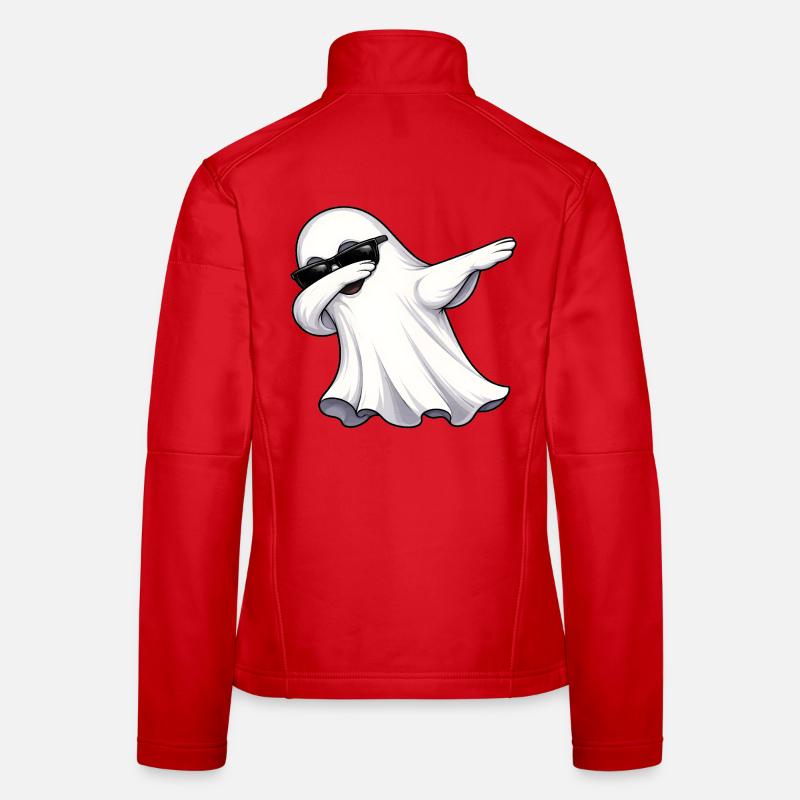 Dabbing Geist Frauen Softshelljacke