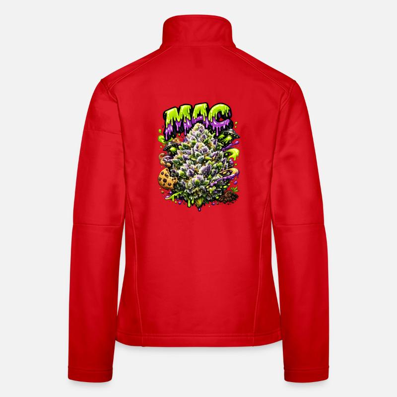 Graffiti des cookies Miracle Alien MAC Veste en tissu softshell Femme
