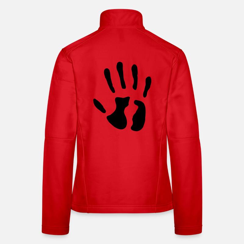 Main - date de naissance - 5 ans Veste en tissu softshell Femme