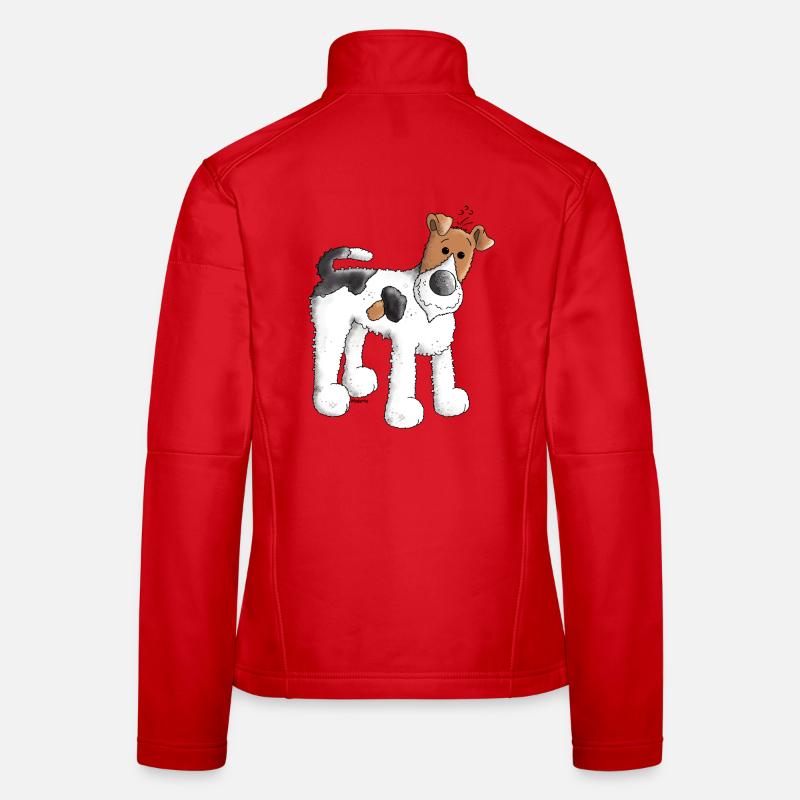 Fox Terrier - Chien Veste en tissu softshell Femme