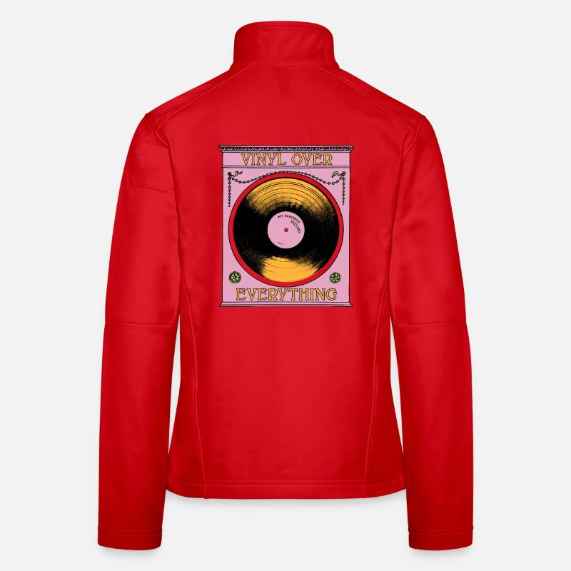 Vinyl Before Everything Women's Softshell Jacket