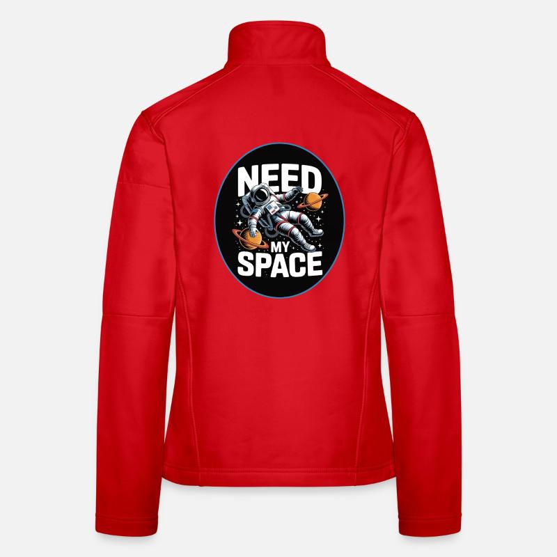 Need My Space : Conception d’astronautes Veste en tissu softshell Femme