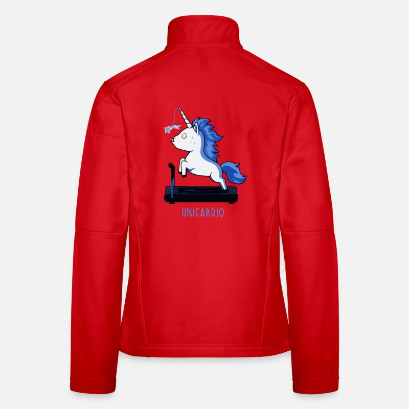 unicardio Ausdauer Einhorn Laufband Frauen Softshelljacke