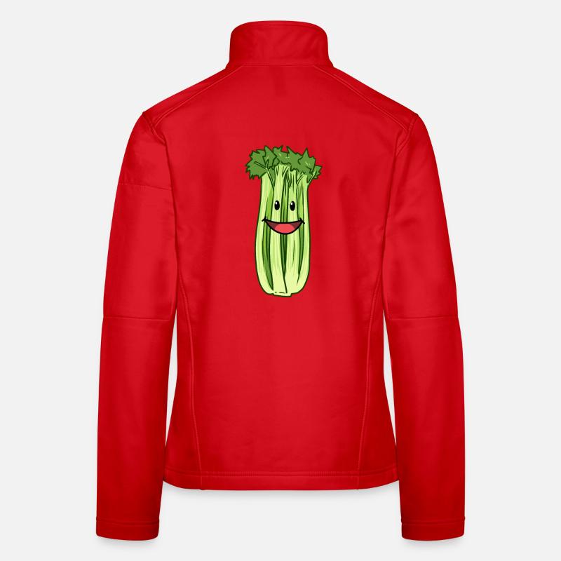 Celery Celery Celery Vegetables Healthy Vegans Women's Softshell Jacket