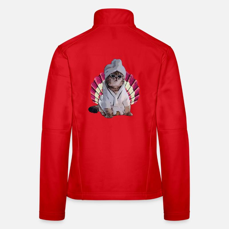 cool Cat in Spa Frauen Softshelljacke