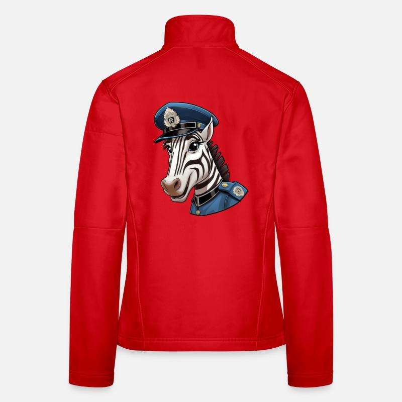 Polizei Zebra Frauen Softshelljacke