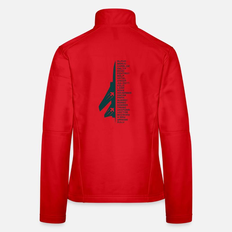 Phonetic alphabet Women's Softshell Jacket