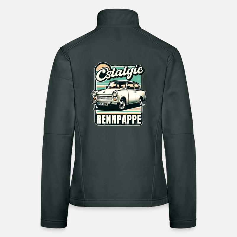 Ostalgie Rennpappe –  601 Trabbi DDR Retro Frauen Softshelljacke