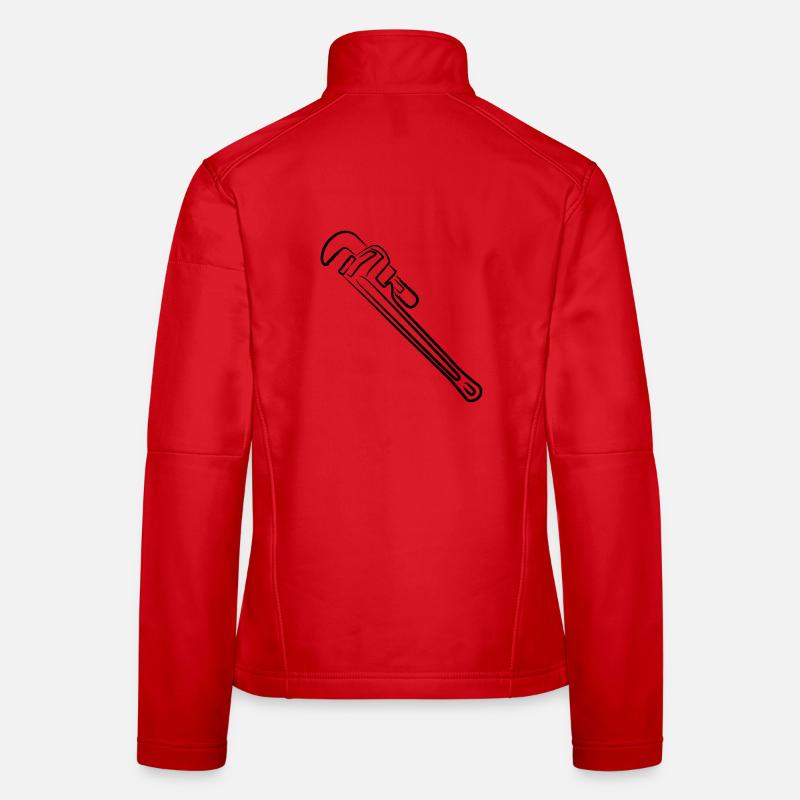 Clé à pipe Veste en tissu softshell Femme