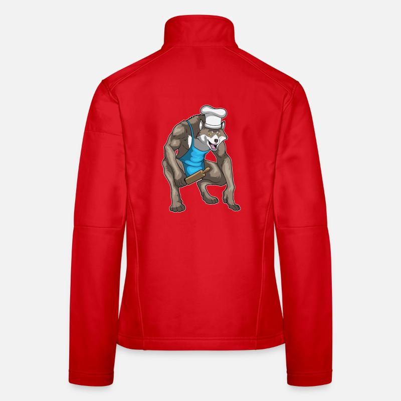 Loup-garou Halloween Baker Veste en tissu softshell Femme