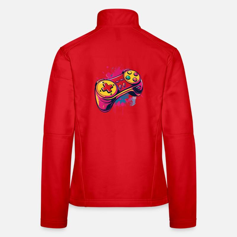 Gaming Controller Frauen Softshelljacke