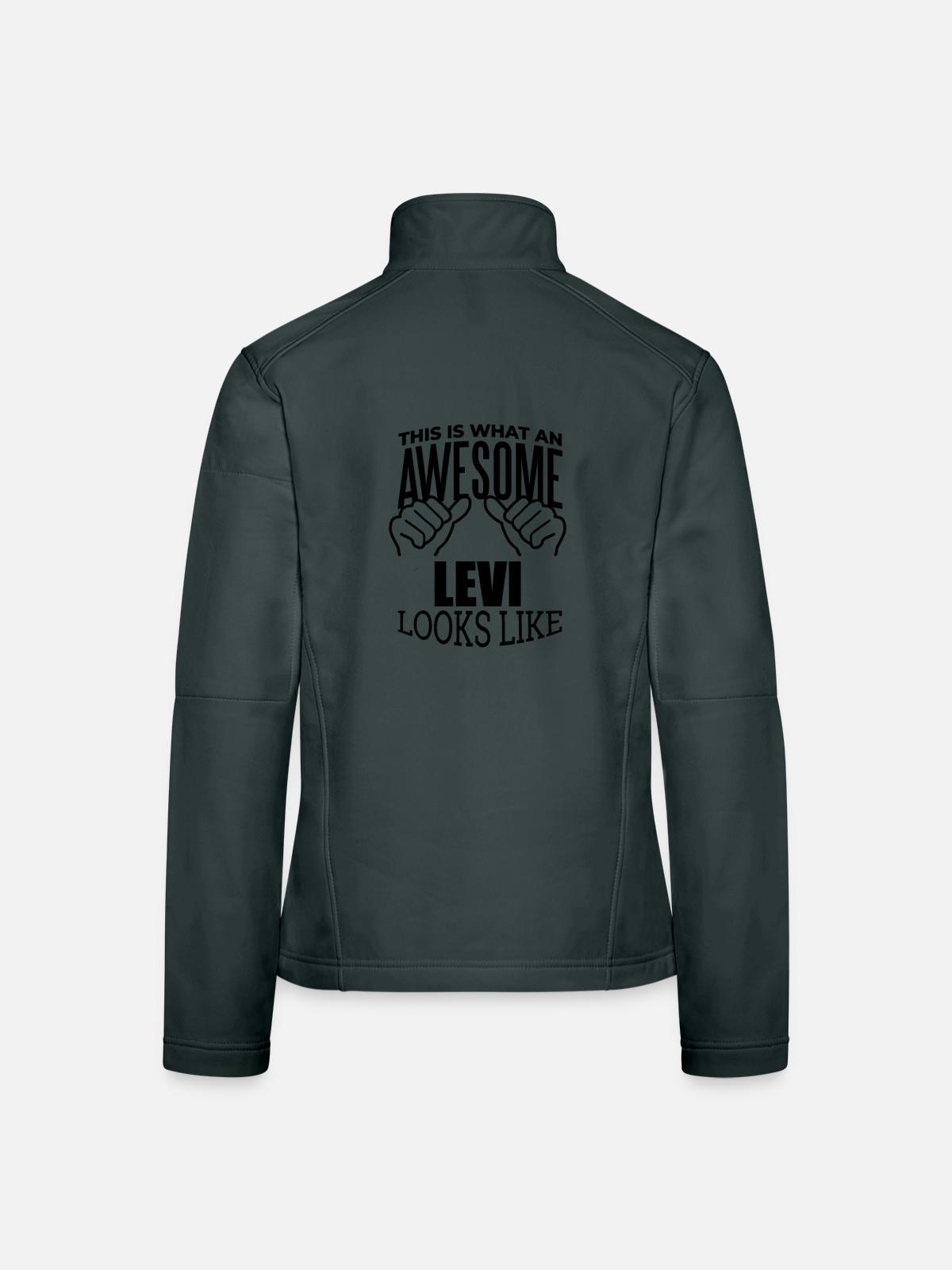 Levi Levi Levi - Women's Softshell Jacket - mouse grey - Back