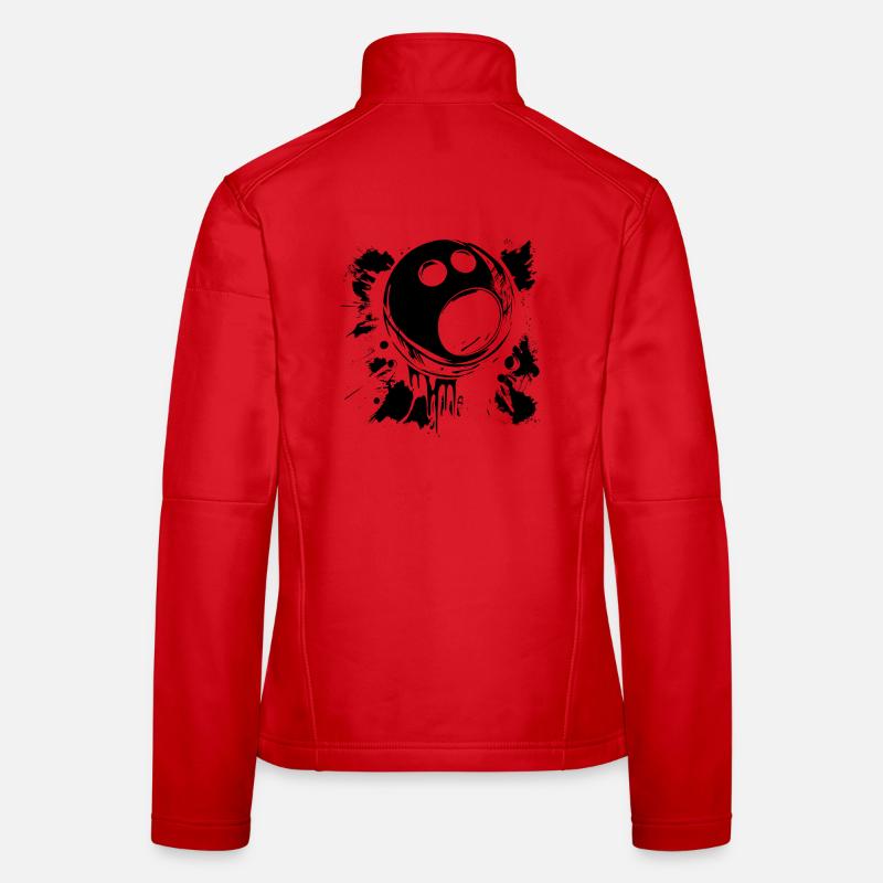 Bowling ball Women's Softshell Jacket