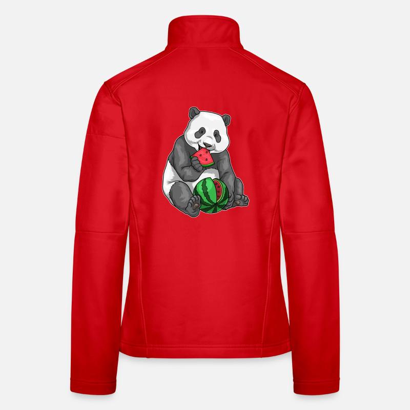 Panda Pastèque Veste en tissu softshell Femme