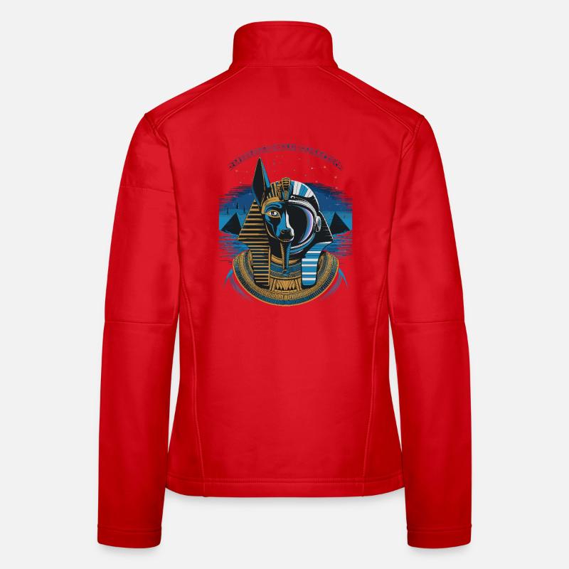 Celestial Anubis Hybrid Design Women's Softshell Jacket