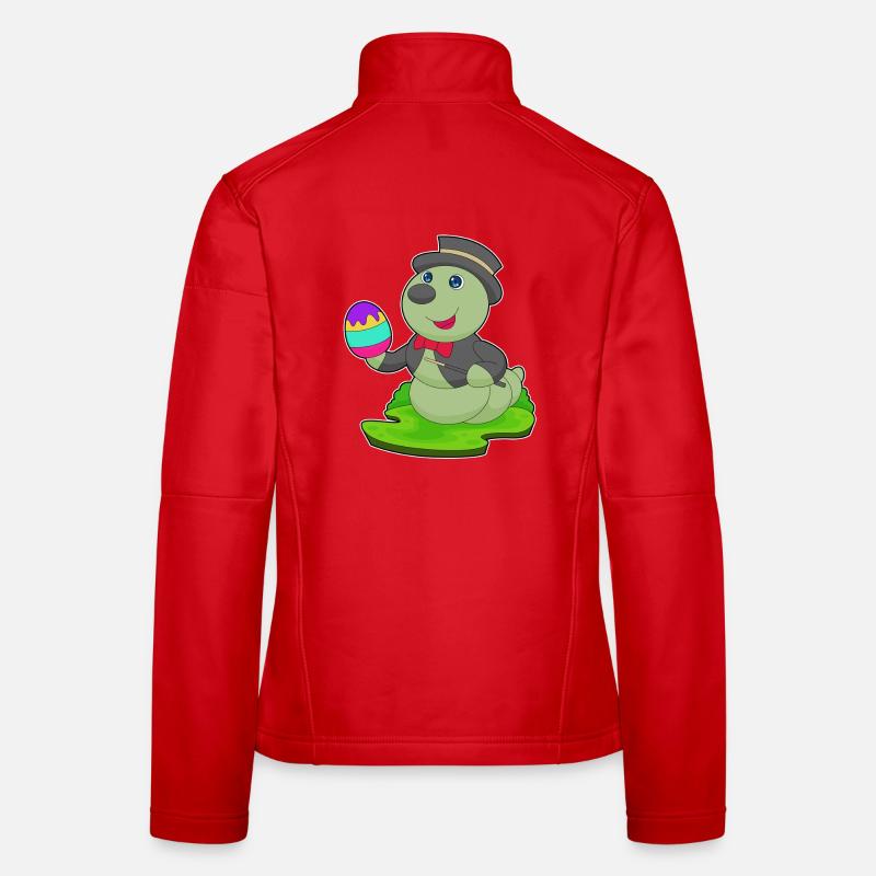 Chenille Sorcier de Pâques Veste en tissu softshell Femme