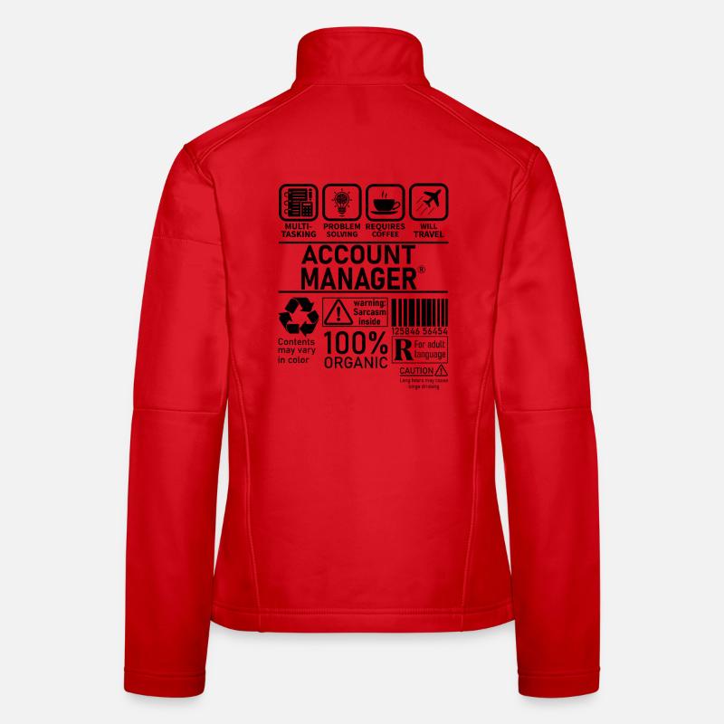 Account Manager Multi Tasking Problem Solving Women's Softshell Jacket