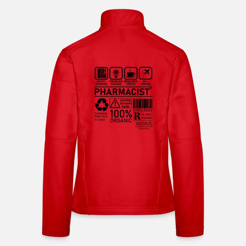 Pharmacist multi tasking problem solving - Women's Softshell Jacket - red