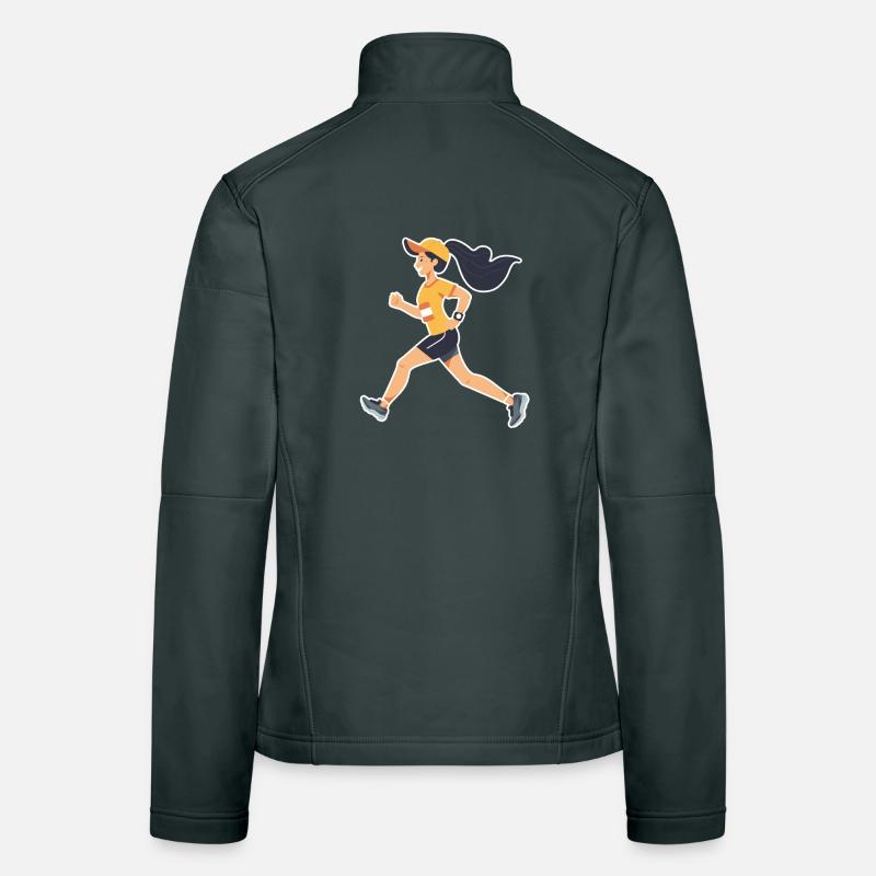 Runner Comic Women's Softshell Jacket
