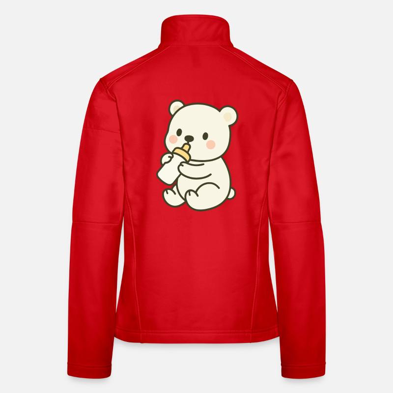 Milchzeit im Eis Frauen Softshelljacke