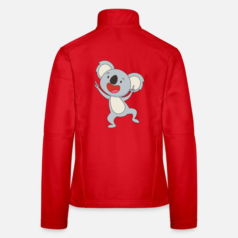 Dancing Koala Joy Frauen Softshelljacke
