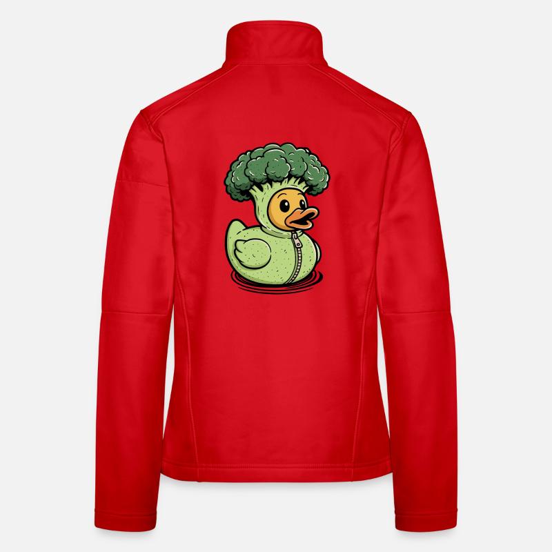 Broccoli duck rubber duck rubber duck rubber duck Women's Softshell Jacket