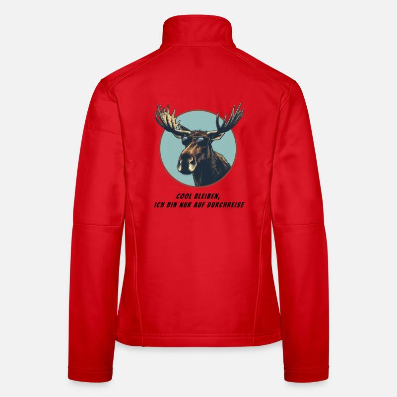 Moose Emil - just passing through Women's Softshell Jacket