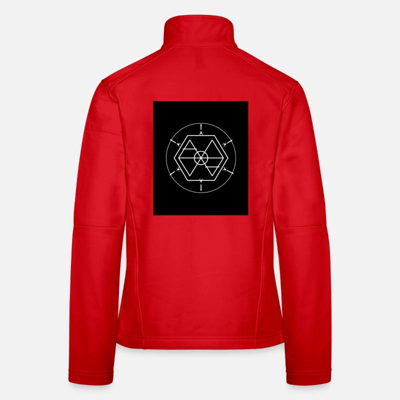 elemental_items symbole de tous les éléments. Veste en tissu softshell Femme