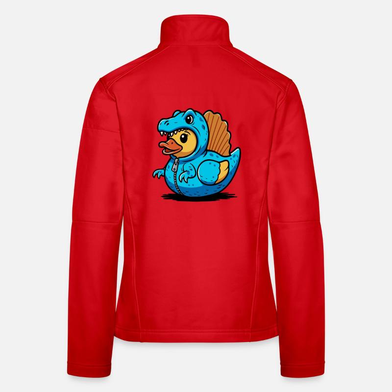 Spinosaurus Blauer Dino-Drache Entchen Frauen Softshelljacke