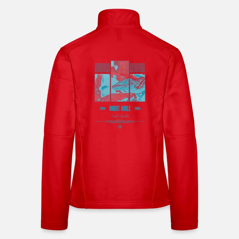 Cuban Knight Anole Lizard Owner Reptile Keeper Women's Softshell Jacket