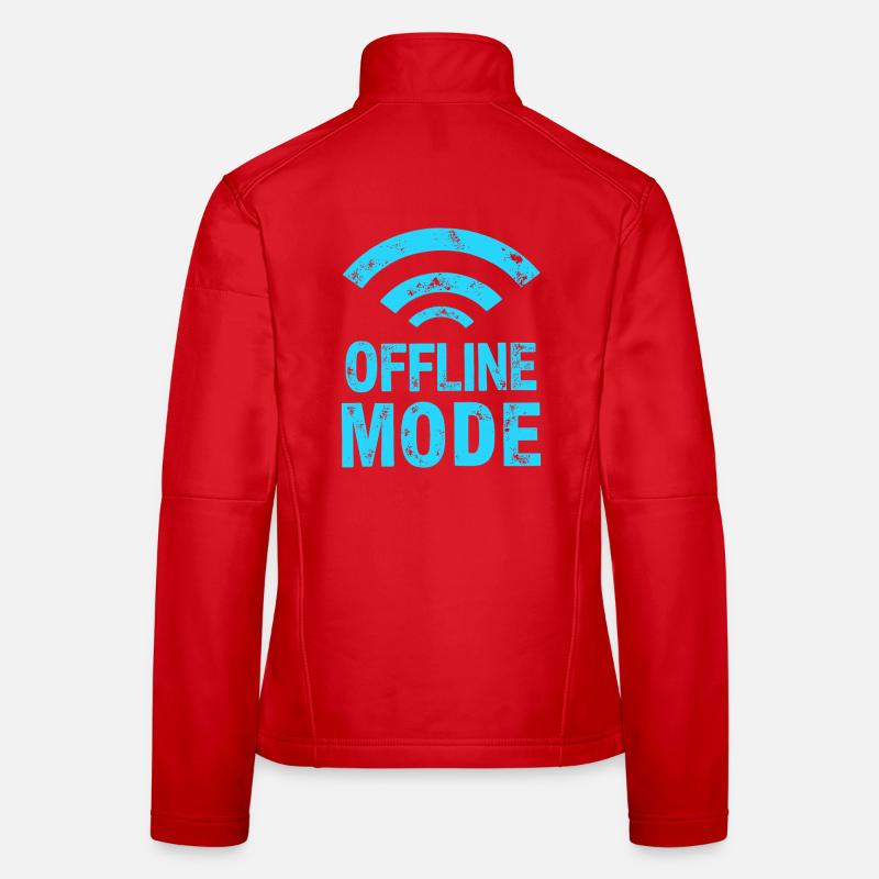 Finally in the dead zone – offline mode Women's Softshell Jacket