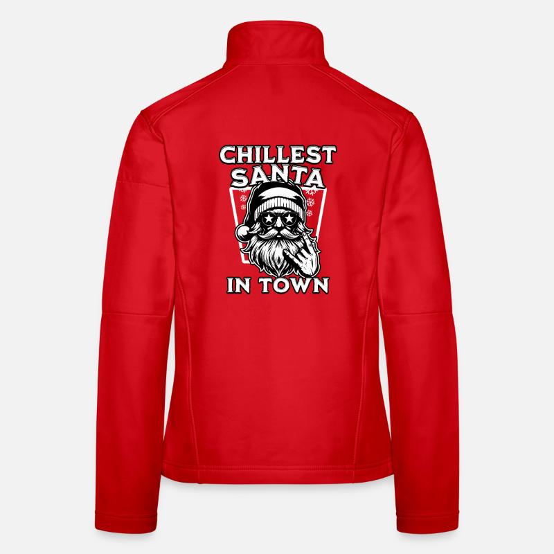 Santa Claus gift idea for festive mood - Women's Softshell Jacket - red