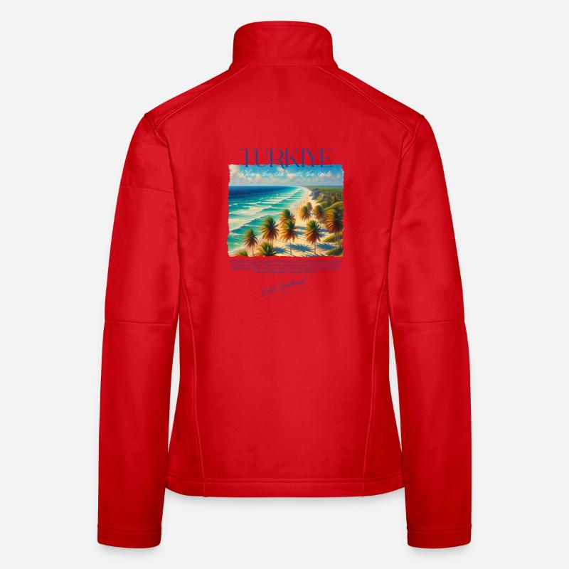 Türkei Bodrum Strand Urlaub Design – Visit Bodrum Frauen Softshelljacke