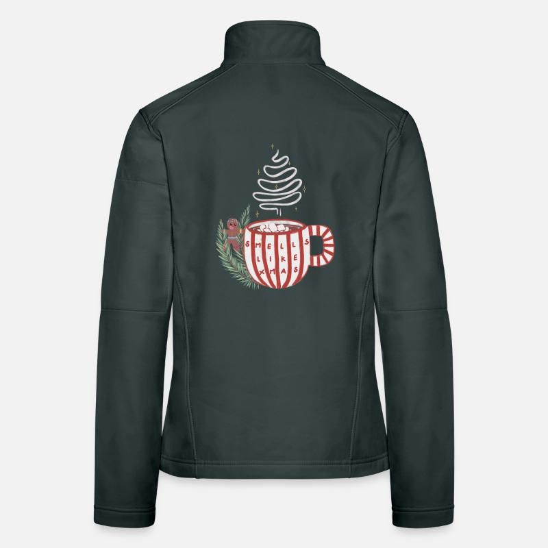 Noël Veste en tissu softshell Femme