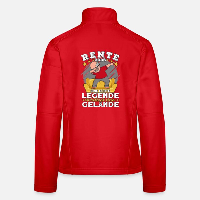 Retiree 2026 Retirement Retirement Legend Gift Idea Women's Softshell Jacket