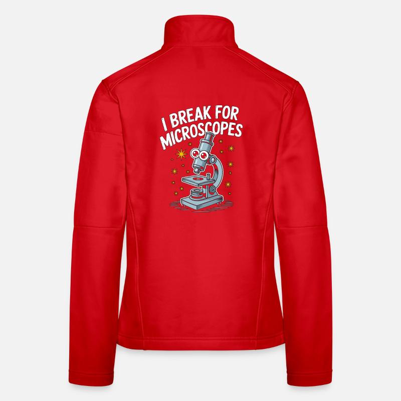 Technicien de laboratoire I Break pour les microscopes Scientifique Veste en tissu softshell Femme