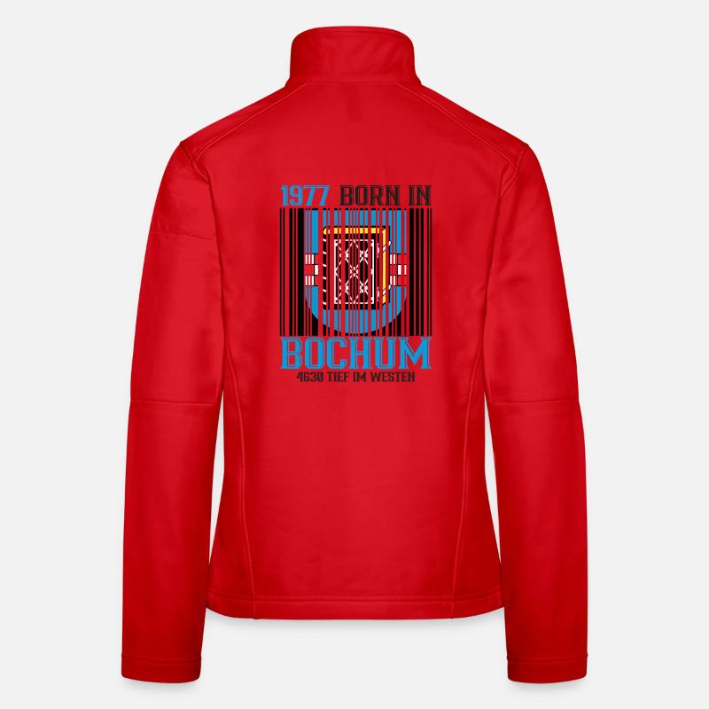 1977 Bochum Shield Barcode Frauen Softshelljacke