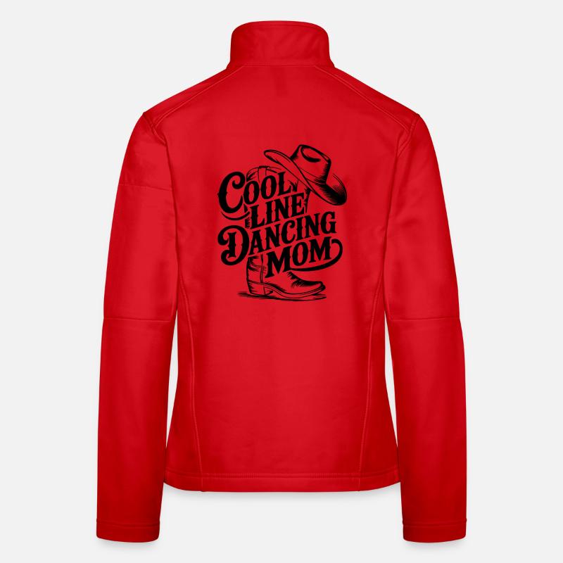 Line Dance Mom Women's Softshell Jacket