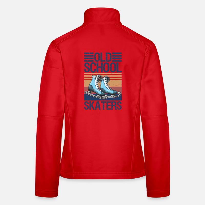 Old School Skaters Roller Skating Roller Derby Women's Softshell Jacket