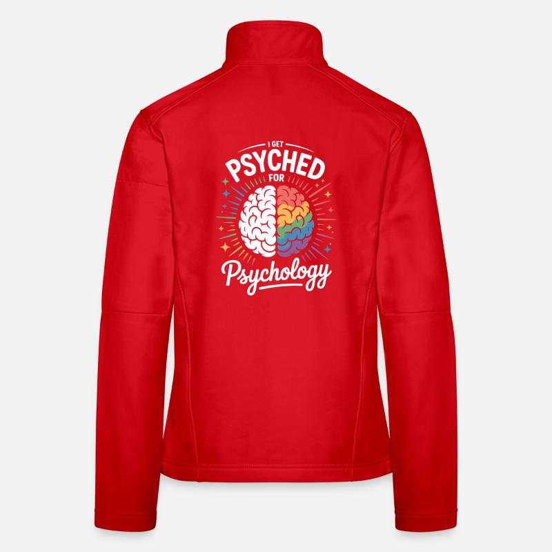 Psychédélique Psychedelic Brain Veste en tissu softshell Femme