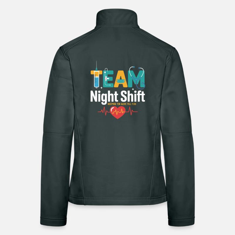 Team Night Shift Med Crew Women's Softshell Jacket